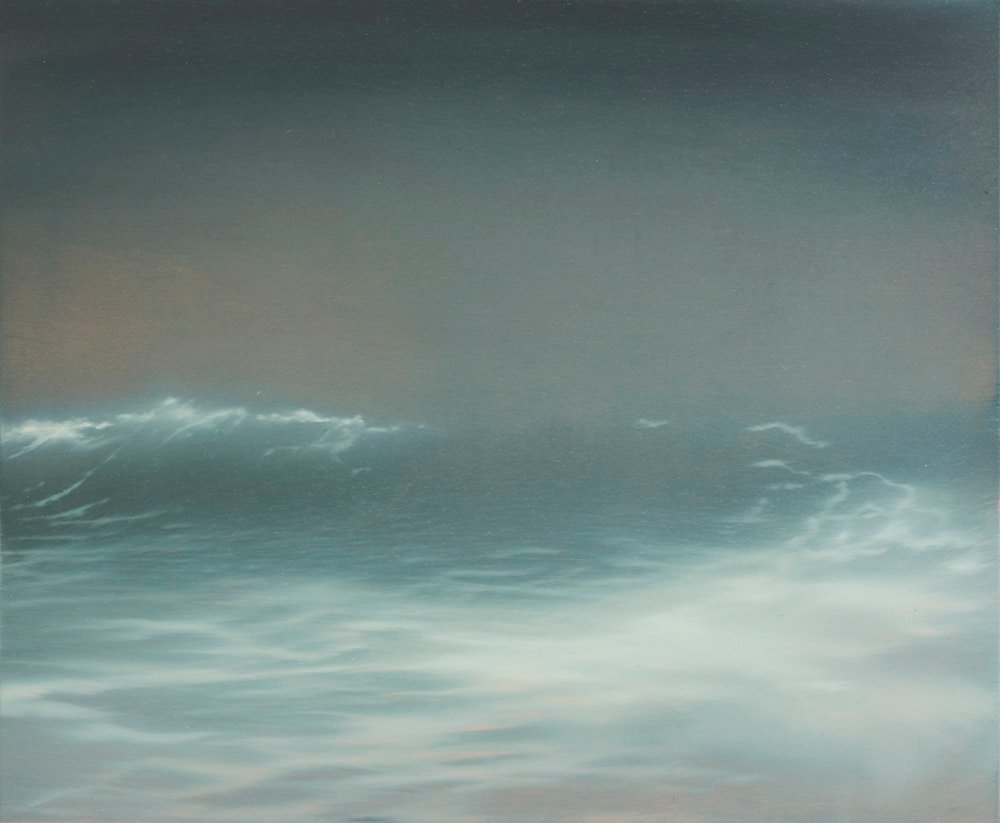 Night Sea Study 23 x 28cms copper