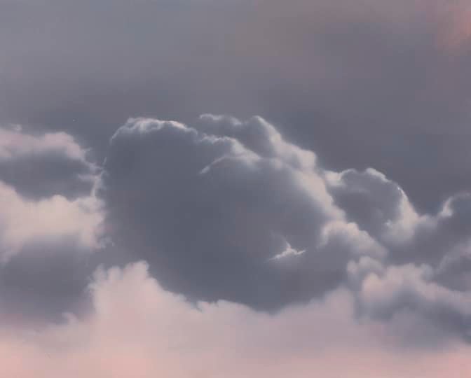 Cumulus Pink study 40 x 50cms